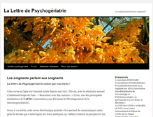 Tablet Screenshot of lettre-psychogeriatrie.com